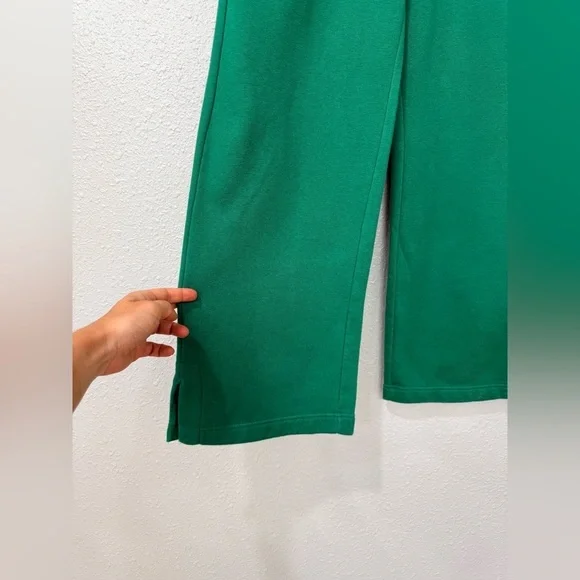 Nike green retro wide leg sweat pants Sz XS - Picture 3 of 9